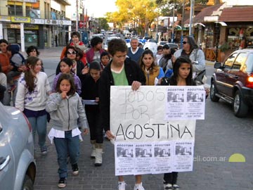 Agostina tiene 12 años y  falta desde el 15 de octubre