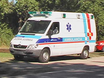 Ambulancia: llegó con retraso, en el camino eligió otro paciente