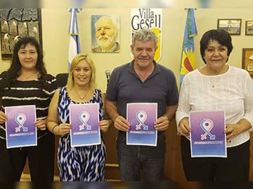 El presidente del Concejo Luis Baldo y el apoyo a la difusion de la campaña