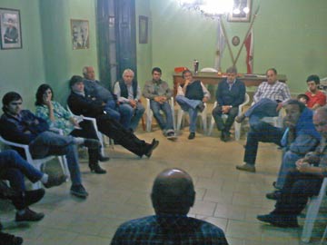 Baldo y Urquijo presidieron el encuentro. Participó el intendente de Chascomus Juan Gobbi