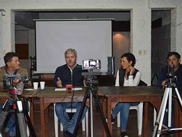 Baldo estuvo acompañado por los candidatos a concejales de su lista