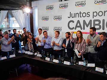 El final del encuentro, que encabezó Maria Eugenia Vidal