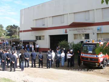 Formación de Bomberos, esta mañana    