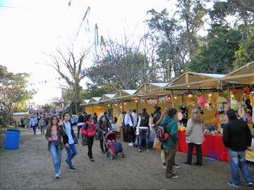 El ingreso al predio donde se ubicó este año la fiesta