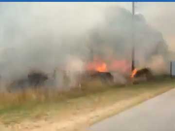 Incendios de pastizales: la semana pasada fué en el camino al aeropuerto