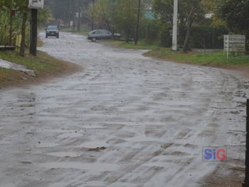 La lluvia y el viento.... mañana sin clases, tarde con clases