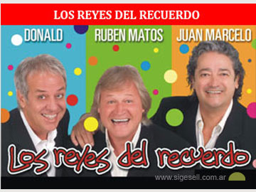 Donald, Juan Marcelo y Ruben Matos  son 