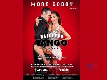 Mora Godoy presenta en Gesell su espectáculo Bailando Tangos
