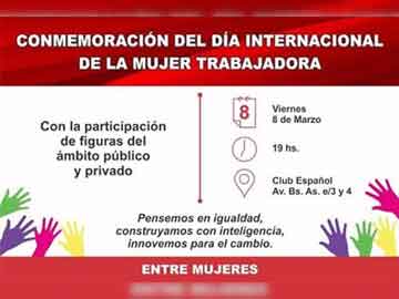 Un grupo de mujeres conmemorarán el dia de la mujer trabajadora