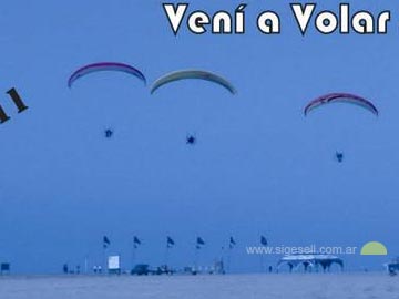Gesell será sede este fin de semana del encuentro de parapentes