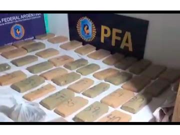 La lucha contra el narcotrafico en la provincia: imágenes del operativo de enero