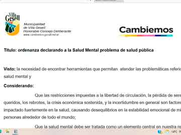 Salud Mental: Cambiemos rescata una problematica que se acrecentó con la pandemia