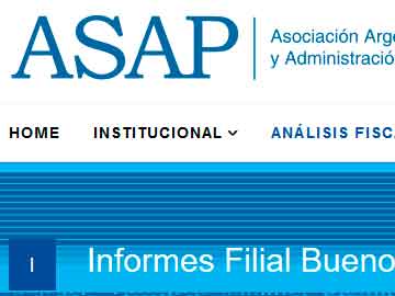 lapidario informe de la Asociación Argentina de Presupuesto y Administración Financiera