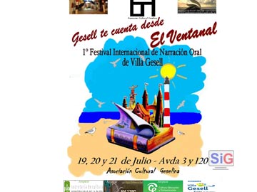 Preparan en el Ventanal el 1° Festival Internacional de Narración Oral de Villa Gesell